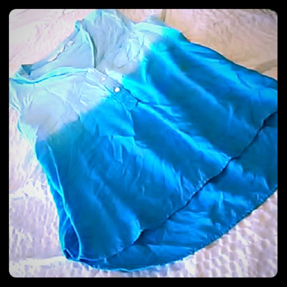 Indigo blue tank